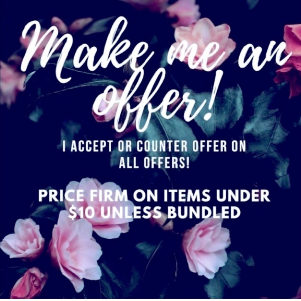 I accept or counter offer on ALL offers!